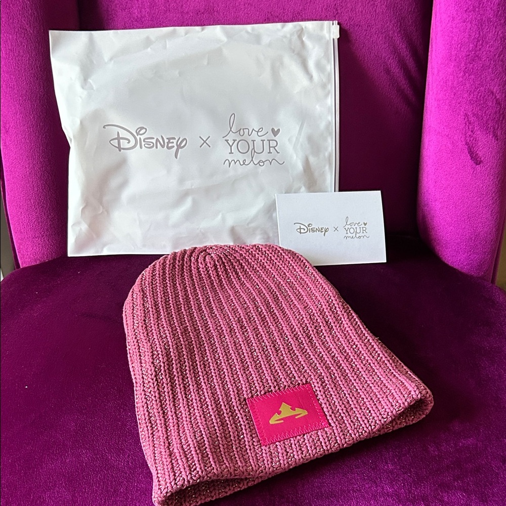 Love Your Melon x Disney Pink Knit Hat